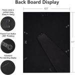 Black Modern Ultra-Thin Aluminum Alloy Metal Photo Frame - Image 2
