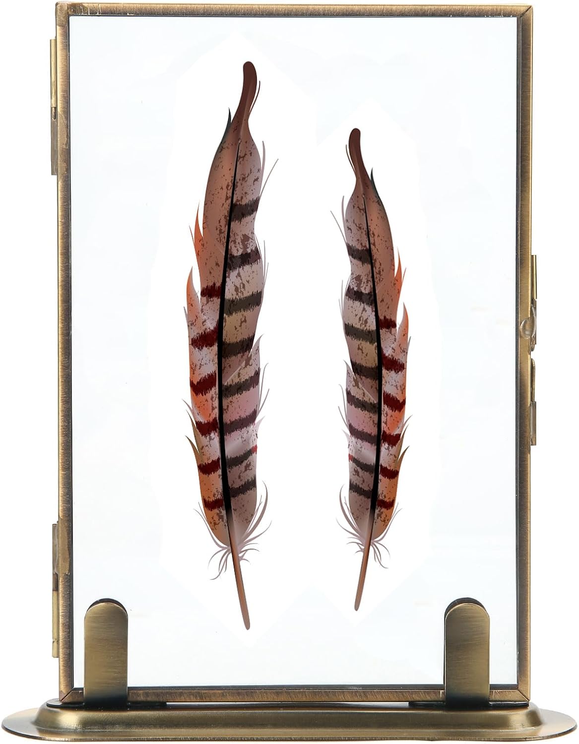 61r0RnlJ42L._AC_SL1500_.jpg Brass Floating Photo Frame - Image 1