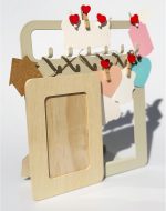 DIY wooden photo frame