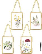 Double-Layer Glass Wall-Mounted Desktop Display Photo Frame