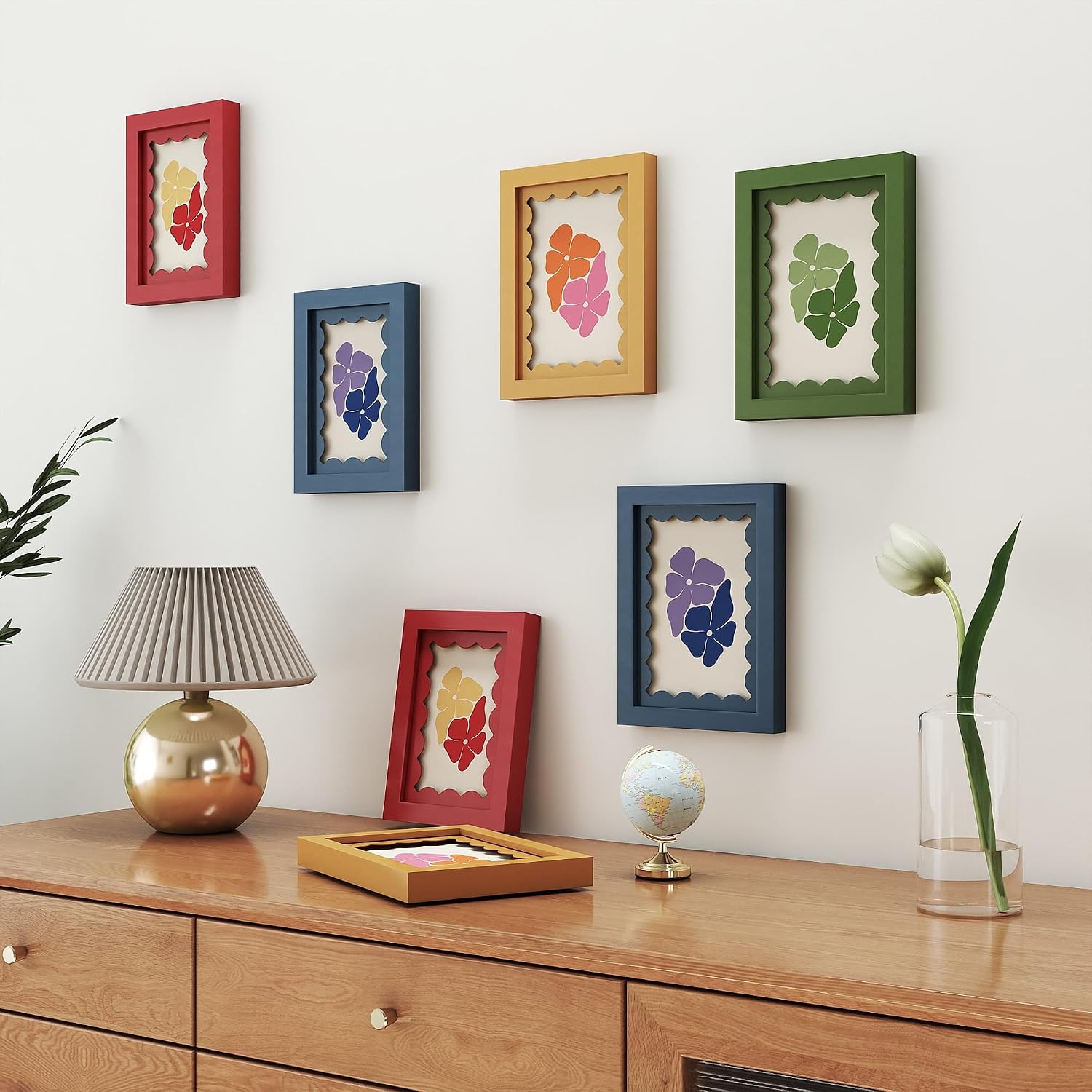 81H64QGrCrL._AC_SL1500_.jpg Real glass photo frame - Image 1